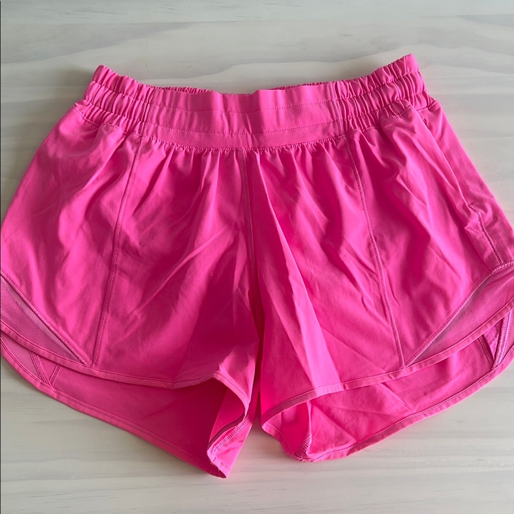 Lululemon Athletica Bright Pink Athletic Shorts